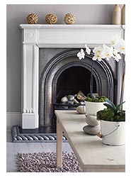 vintage fireplace